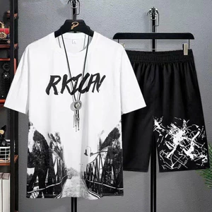 Bộ Quần Áo Mặc Nhà Thể Thao Nam Mùa Hè Cao Cấp Bộ Đồ Nam Thun Lạnh Cotton Cộc Tay tập gym, đi bộ, bộ đồ ngủ
