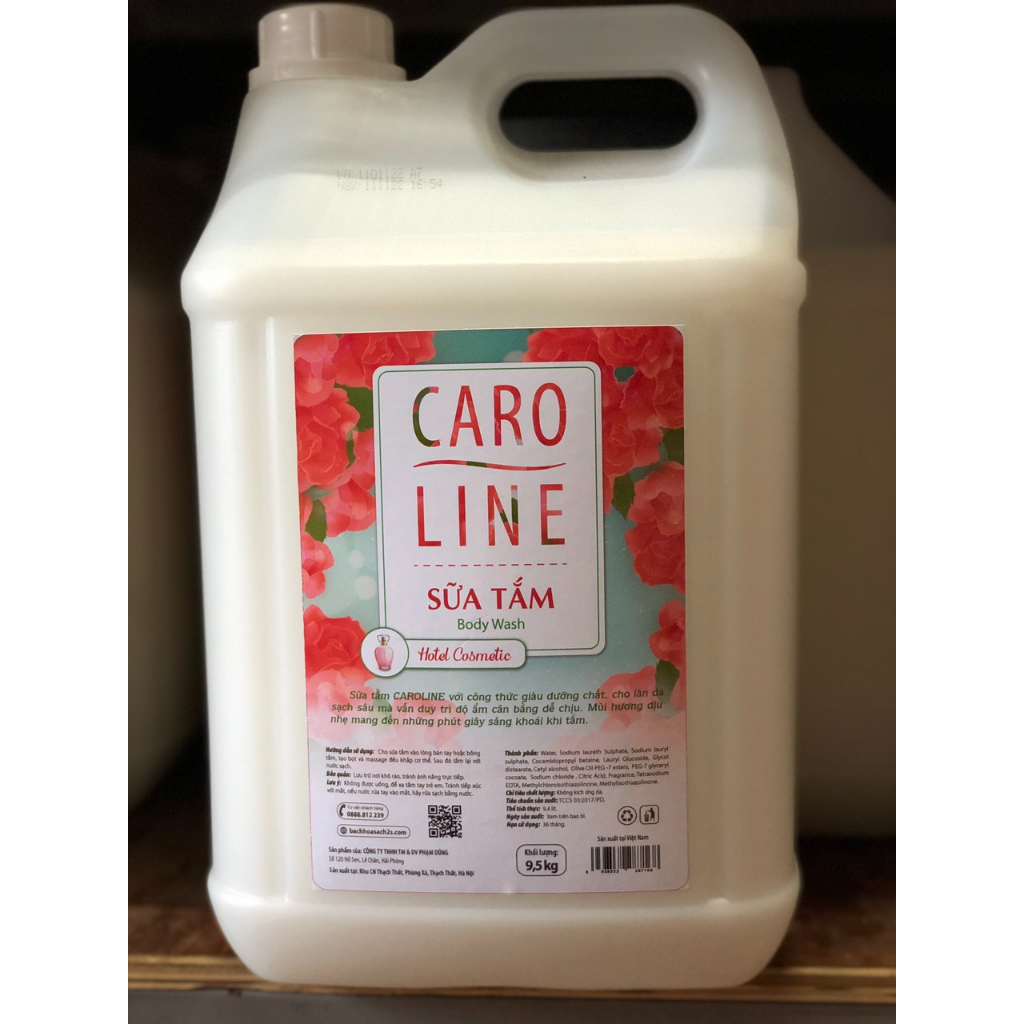 Ảnh Sữa tắm Caro line hương hoa 9.5kg 1
