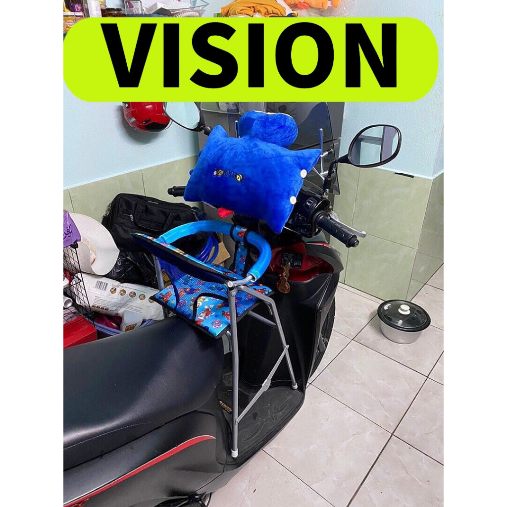 Ghế ngồi xe VISION cho bé , ghế ga xếp gấp gọn , AN TOÀN CHO BÉ