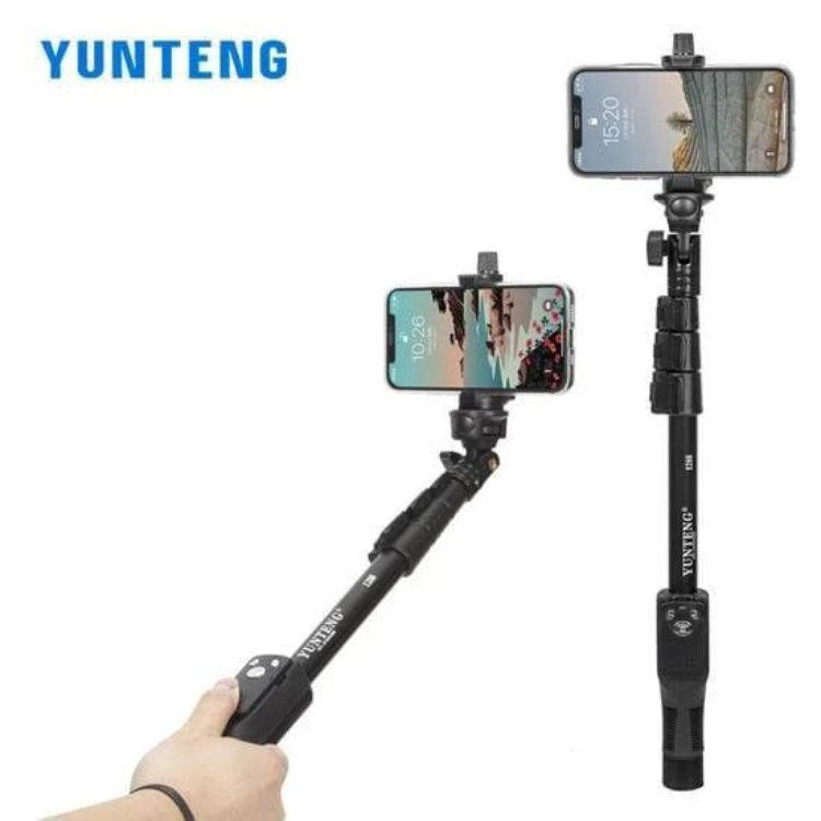 Gậy Chụp Ảnh Yunteng VCT 1288 - Gậy Tự Sướng Remote Bluetooth, Phụ Kiện Chụp Ảnh, Quay Video Nhỏ Gọn, Đa Năng Tiện Lợi