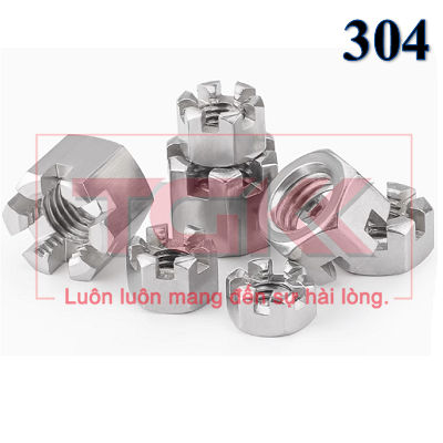 Đai ốc khía inox 304 M5-M12 | Shopee Việt Nam