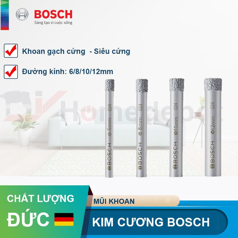 Mũi khoan kim cương Bosch