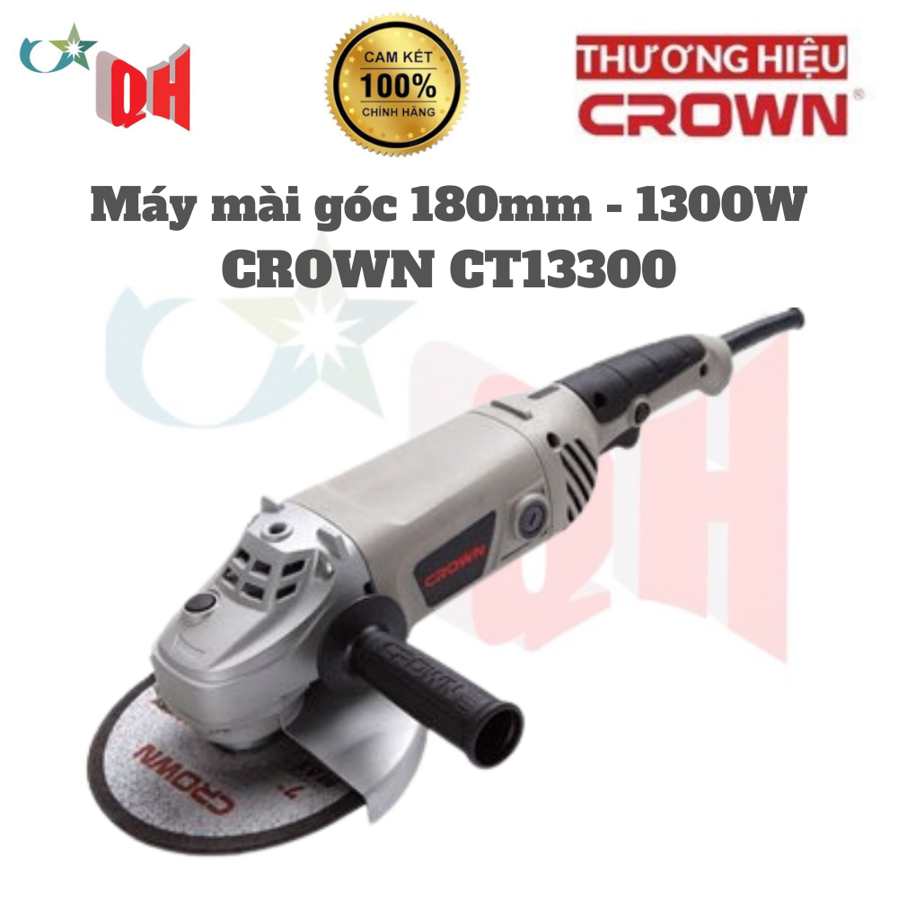 Máy Mài Góc Dùng Điện 180mm - 1300W (thân dài) CROWN CT13300 - HÀNG ...