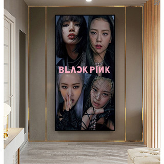 Tranh Treo Tường Blackpink 02 - Tranh Laminate Tráng Gương