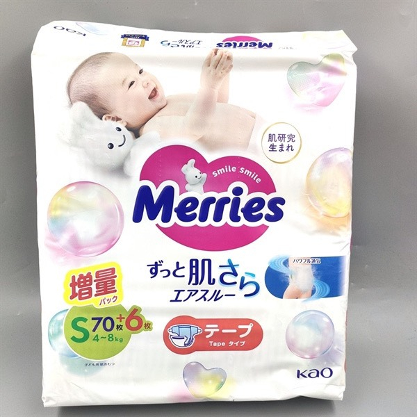 Tã Merries Cộng Miếng Nội Địa Nhật Bỉm Tả Meries Quần Dán Size NB96/S88 ...