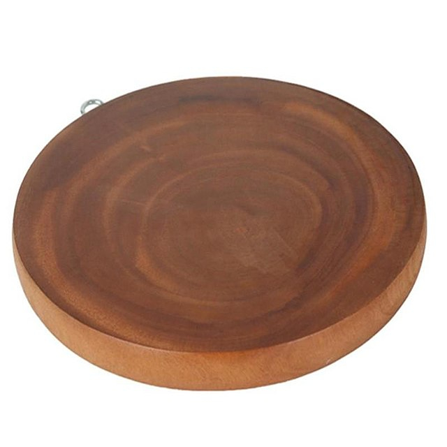Thớt gỗ tròn lớn 26cm- thớt kính- thớt gỗ tròn- thớt | Shopee Việt Nam