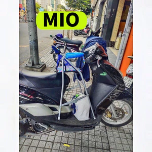 GHẾ NGỒI XE MIO - VISION - CLICK - VARIO - JANUS - LUVIAS CÓ VÒNG BẢO HỘ AN TOÀN CHO BÉ , GHẾ GA XẾP GẤP GỌN