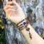 Vòng tay bằng trầm hương tốc tự nhiên-mix charm tổng hợp 6mm 108 hạt-đủ kiểu-Thanh lịch-Phong cách-Cá tính.