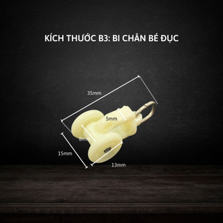 10 Bi Thanh Ray Rèm Vải Bằng Nhựa Màu Trắng Chắc Chắn Chạy Mượt