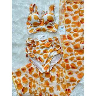 BIKINI 2 MẢNH GỌNG VUÔNG QUẦN CẠP CAO KÈM KHĂN NHIỀU HỌA TIẾT MỚI BIKINIUMI BIKINISTORE