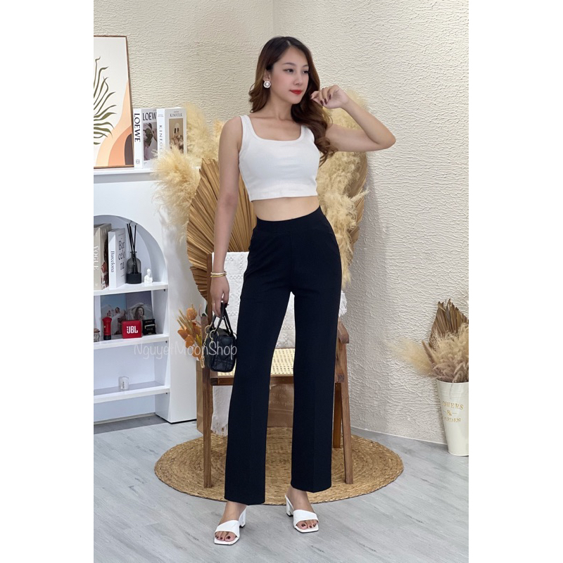 Quần dài nữ chất thun co giãn thoáng mát dày dặn hợp thời trang Bigsize mã SP020