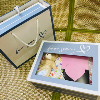 Combo Hộp Quà Tặng Sinh Nhật, Hộp Quà Valentine, Hộp Quà  Cửa Sổ Tặng Lễ Đặc Biệt Kèm Phụ Kiện Sang Trọng