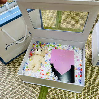 Combo Hộp Quà Tặng Sinh Nhật, Hộp Quà Valentine, Hộp Quà  Cửa Sổ Tặng Lễ Đặc Biệt Kèm Phụ Kiện Sang Trọng