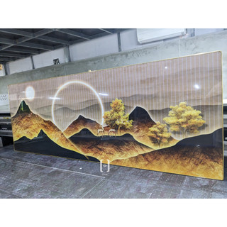 Tranh Treo Tường Tráng Gương Cao Cấp Phong Cảnh Đẹp Trang Trí Nhà, Quán Cà Phê Hiện Đại OHA Decor