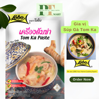 Gia vị Súp Gà Tom Ka Paste Lobo. Tom Ka Paste gói 50gr hiệu