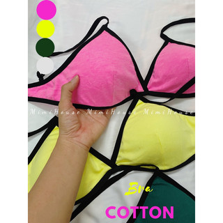 (Có thể đổi viền trắng)Áo lót Cotton Bra - Handmade by Mimihouse