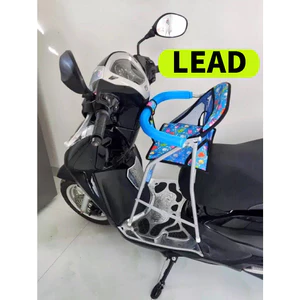 Ghế cho bé ngồi xe LEAD SCR ACRUZO SHARK ,ghế ga xếp sắt sơn tĩnh điện gấp gọn