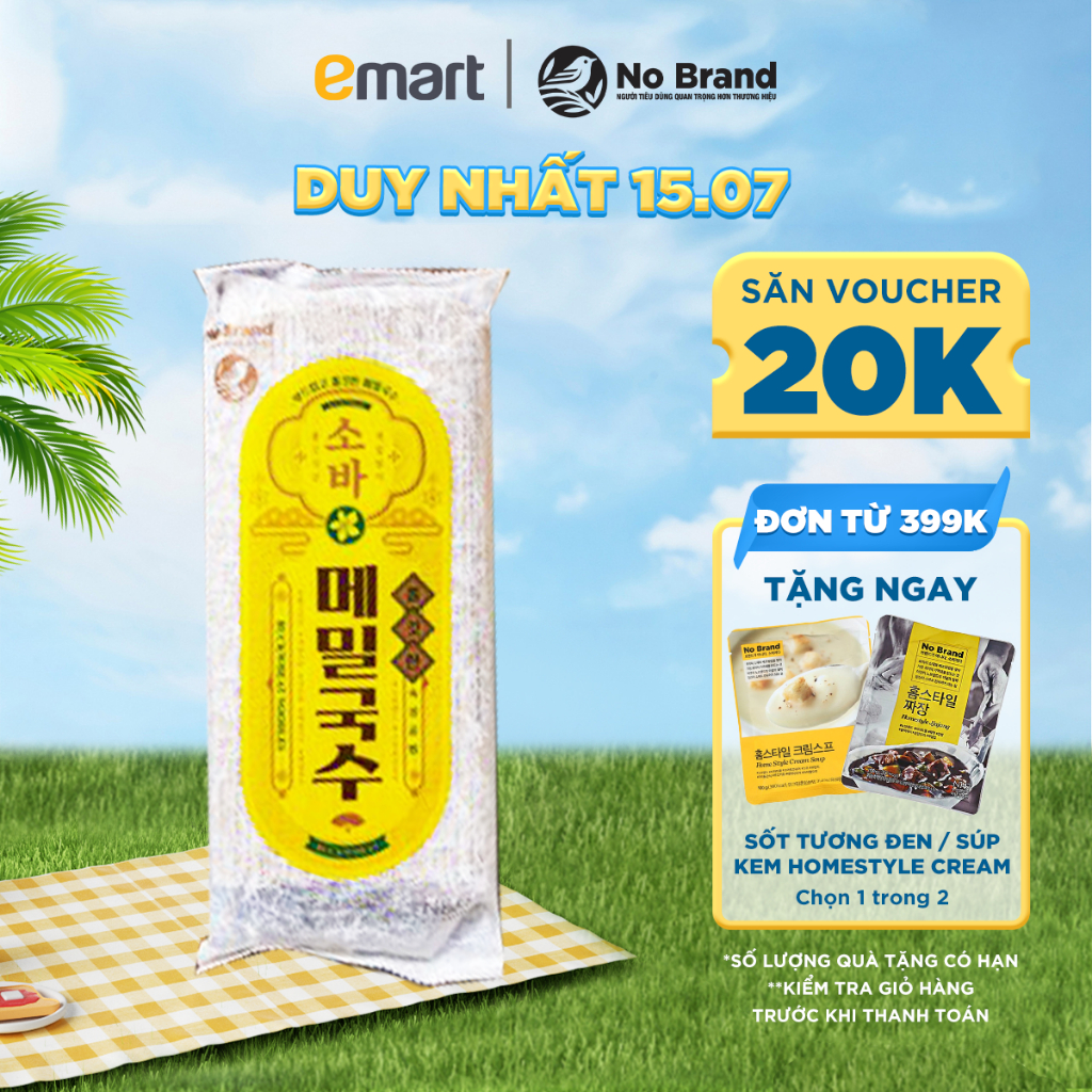 Mì Sợi Kiều Mạch Hàn Quốc No Brand 500g - Emart VN