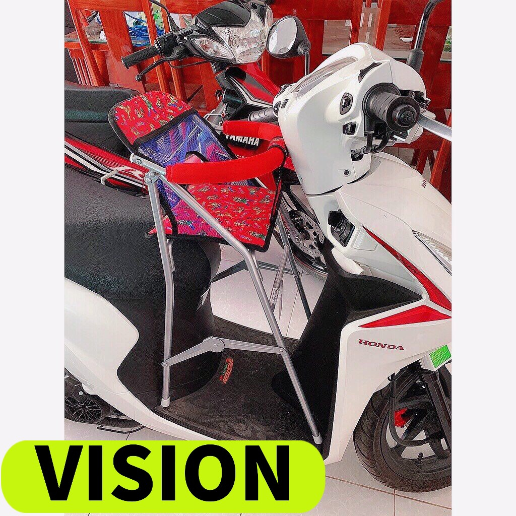 GHẾ NGỒI XE MÁY TAY GA VISION - MIO - CLICK - VARIO - LUVIAS - JANUS AN TOÀN CHO BÉ