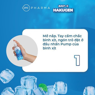[Mua 2 Tặng 1] Xịt Lạnh Quần Áo Làm Mát Cơ Thể Hakugen Nhật Bản Nhiều Mùi Hương Mát Lạnh 300ml