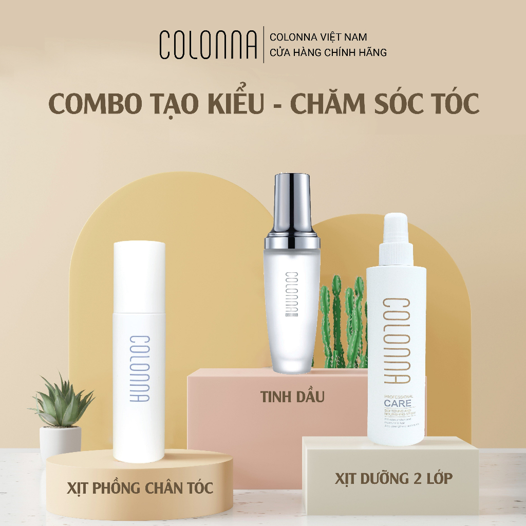 [Chính hãng Colonna ] Xịt dưỡng phồng chân tóc