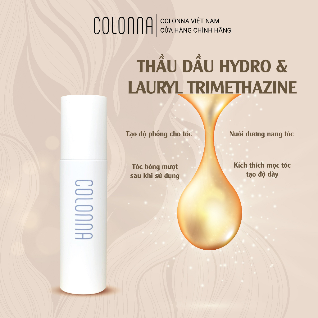 [Chính hãng Colonna ] Xịt dưỡng phồng chân tóc