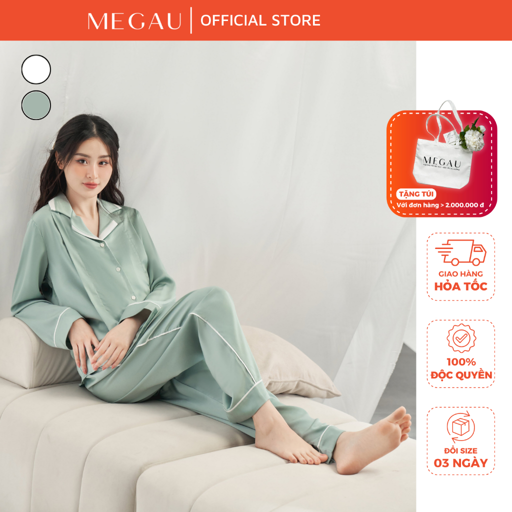 DREAM – Set đồ ngủ dài tay dành cho mẹ bầu và sau sinh thương hiệu MEGAU