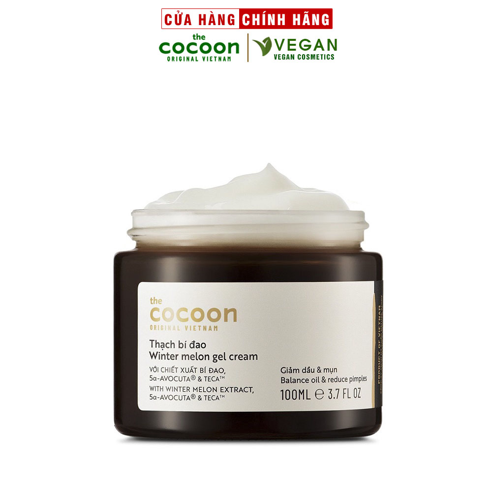 Ảnh Thạch Bí Đao cocoon (kem dưỡng ẩm) cấp ẩm và ngừa mụn 100ml thuần chay 1