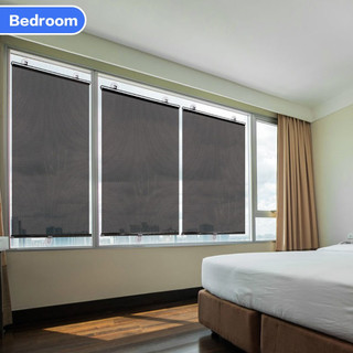RÈM CUỐN CHE NẮNG CHỐNG UV - Rèm Che Nắng Dán Cửa Kính Xe Hơi Không Cần Khoan 125x58cm-Rèm Dán Cửa Sổ