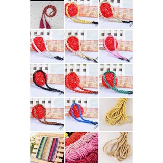 Dây, quai, dây túi giấy 42cmx0,5 (Combos 20 đôi) Dây THỪNG, dây XOẮN THỪNG xỏ túi giấy bao bì