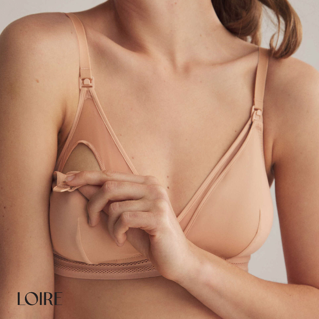 Áo Lót Bầu Không Gọng Đệm Mỏng Có Nắp Loirechic BRB128