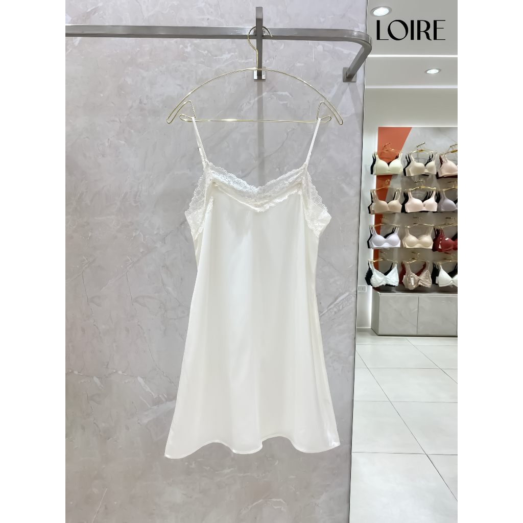 Váy Lụa Phối Ren Ngực Loirechic VNS14