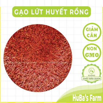 HUBA'S FARM - Gạo lứt huyết rồng sạch, gạo lứt mới, sản phẩm hỗ trợ giảm cân, gạo lứt dẻo cơm thơm ngọt