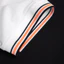 Áo thun có cổ polo cá sấu 100% cotton Cao Cấp, dày dặn & co giãn tốt, form suông unisex màu trắng phối đỏ