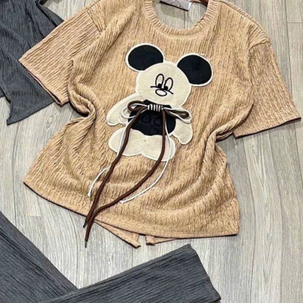 Thời Trang Bigsize Đồ Bộ Nữ Quần Dài Vải Thun Xốp Nhật ESHOP Đồ Mặc Nhà Trung Niên Mặc Đẹp Dễ Thương Sang Chảnh DX68