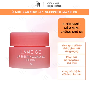 Ủ MÔI CHỐNG KHÔ NẺ - PHỤC HỒI ĐÔI MÔI MỀM MẠI