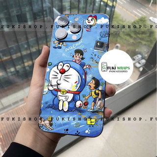 Tấm dán Skin Mặt Sau Doremon MS05 FULL VIỀN 14 pro max , 13 pro max ,12 pro max , 11 pro max , xs max - FukiShop