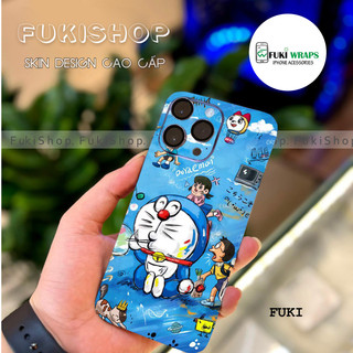 Tấm dán Skin Mặt Sau Doremon MS05 FULL VIỀN 14 pro max , 13 pro max ,12 pro max , 11 pro max , xs max - FukiShop