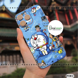 Tấm dán Skin Mặt Sau Doremon MS05 FULL VIỀN 14 pro max , 13 pro max ,12 pro max , 11 pro max , xs max - FukiShop