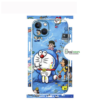 Tấm dán Skin Mặt Sau Doremon MS05 FULL VIỀN 14 pro max , 13 pro max ,12 pro max , 11 pro max , xs max - FukiShop