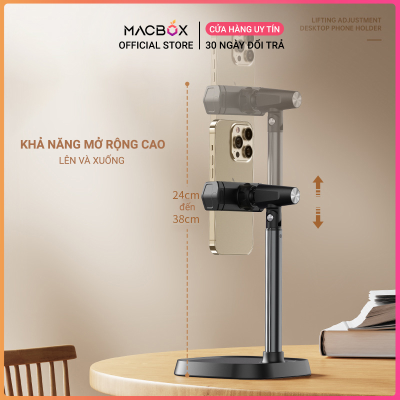 Chân giá đỡ điện thoại, kẹp điện thoại Livestream T8, T10