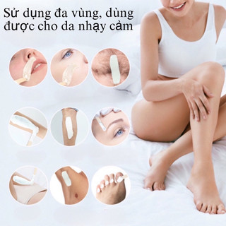 [ CHE TÊN] Túi 500g sáp wax lông nóng sữa dừa cao cấp tẩy lông nách, tay chân, bikini dùng được cho da nhạu cảm LYIHOME