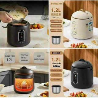 Nồi cơm điện SHRAP dung tích  1,2L 1,8L,2,2L hàn quốc lòng dày cơm ngọn BẢO HÀNH 12 THÁNG