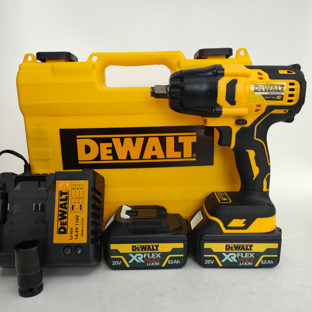 Máy Siết Bắn Vít Bulong Dewalt Thân To 980N 20V Không Chổi Than Mở Ốc Khoan Rút Lõi Siêu Khoẻ Siêu BềnTặng Phụ Kiện