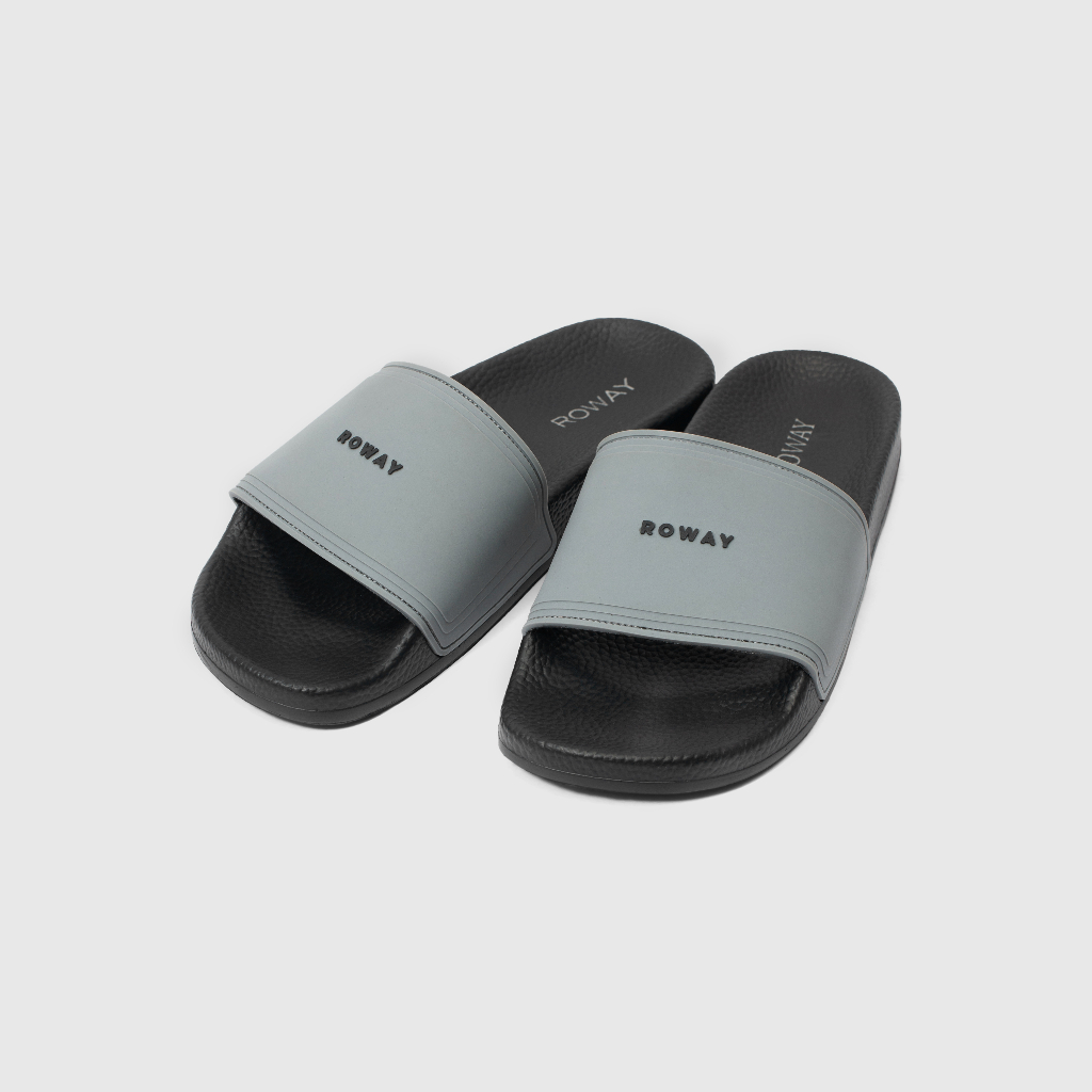 Dép quai ngang Roway Fullbox basic | Xám | Shopee Việt Nam