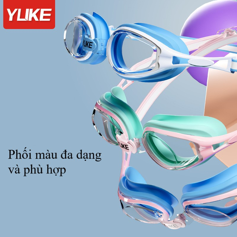 Kính bơi trẻ em dây nhỏ YUKE 5001,gọng nhỏ , độ nét cao, chống sương, chống nước