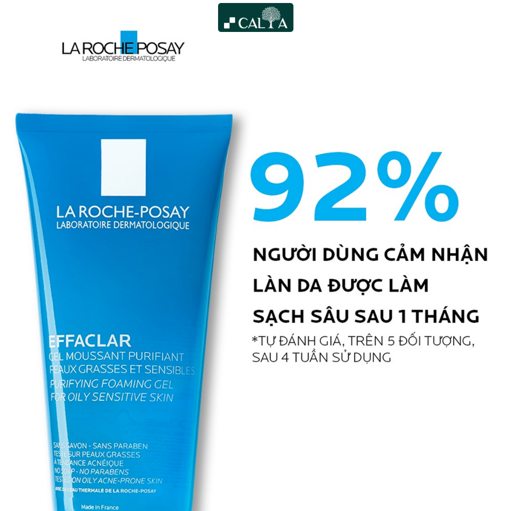 Ảnh Sữa Rửa Mặt La Roche Posay Cho Da Dầu Mụn, Nhạy Cảm - Effaclar Purifying Foaming Gel 50ml 1