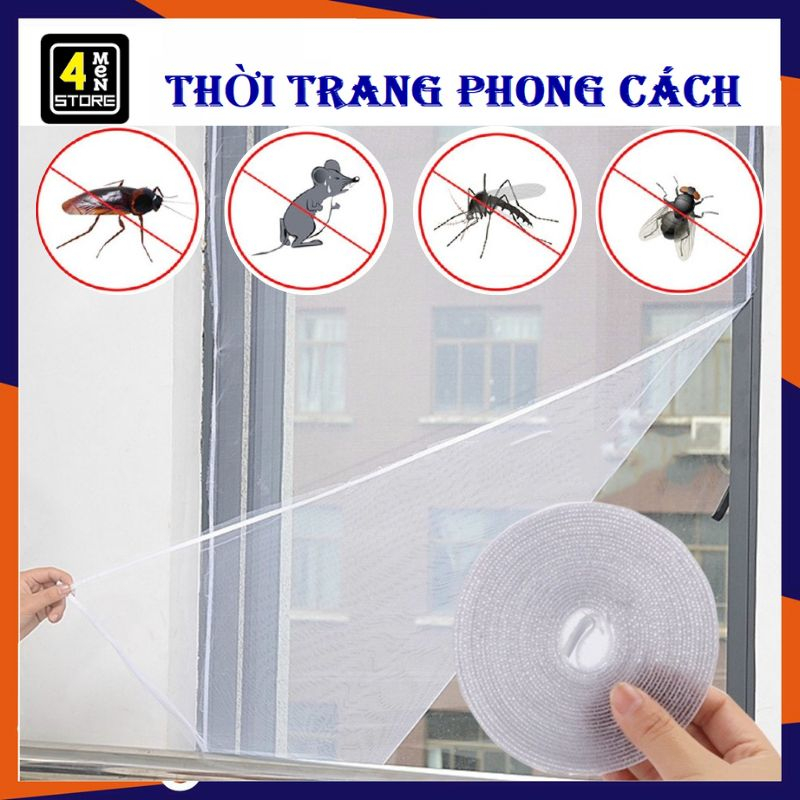 Rèm Lưới Chắn Muỗi ,Côn Trùng Treo Cửa Sổ Thông Minh - Tấm Rèm Vải Màn ...