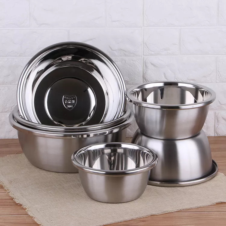 Thau INox Cao Cấp Đủ Size (18-22-24-26-28-30-32) Chất Lượng Cao - Luôn ...
