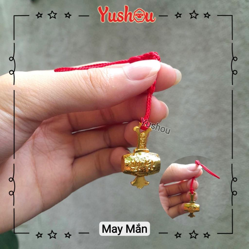 Móc Khóa Yushou May Mắn - Cây búa nhỏ thần kỳ, Có sẵn, Quà tặng ý nghĩa.